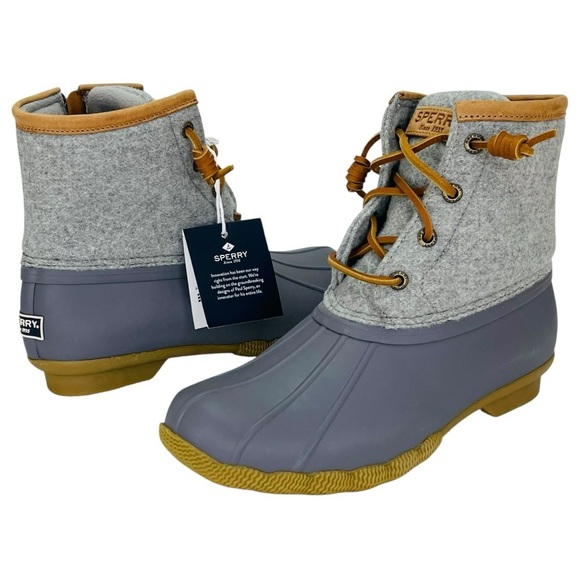 Sperry Saltwater Wool Insulated Womens Ankle Rain Boots Size 5.5M - Picture 14 of 14